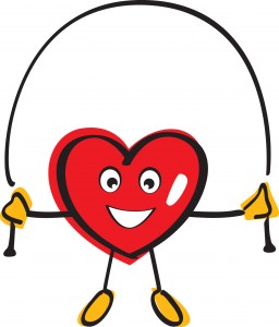 heart jumping rope